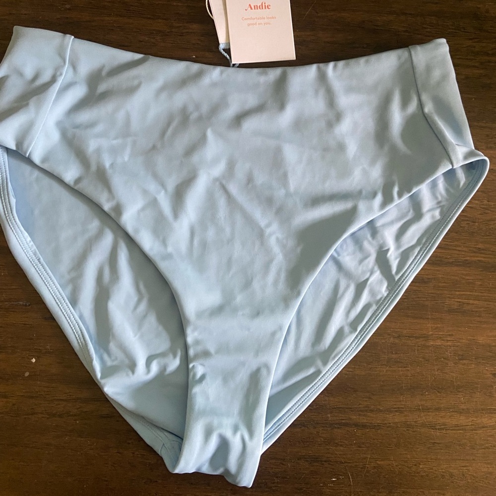 Andie Sky Blue Swim Bottom